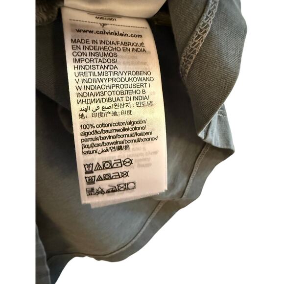 NWT Calvin Klein Dawn Grey Short Sleeve Crew Neck T-Shirt Men's Size Medium - Picture 6 of 6
